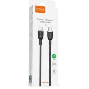 CABLE TIPO C/TC 100W 2M VIDVIE CB494T-T 20V/5A B1