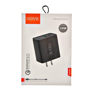 CARGADOR IPHONE VIDVIE 20W 3.1A PLM330C B2A