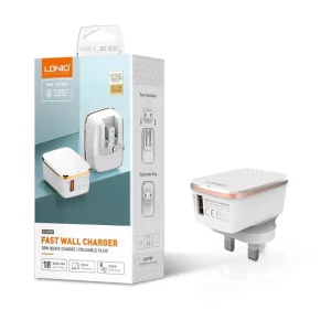 CARGADOR TIPO C / USB LDNIO 18W 1M 3A B1