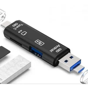 OTG 3 EN 1 USB SD TIPO C  V8 B2A