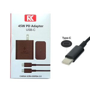 CARGADOR TIPO C / TIPO C 45W RK-C116 B1