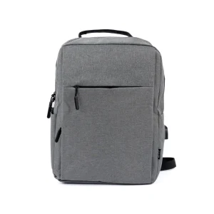 MOCHILA GRIS NOTEBOOK CONECTOR USB A1
